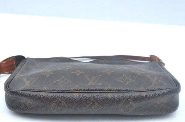 Authentic Louis Vuitton Monogram Pochette Accessoires Pouch M51980 Junk 9119I