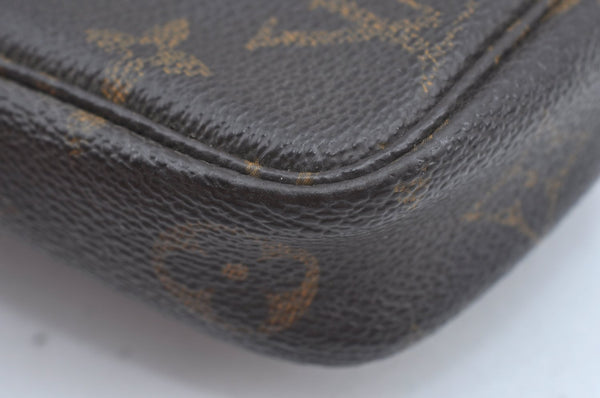 Authentic Louis Vuitton Monogram Pochette Accessoires Pouch M51980 Junk 9119I