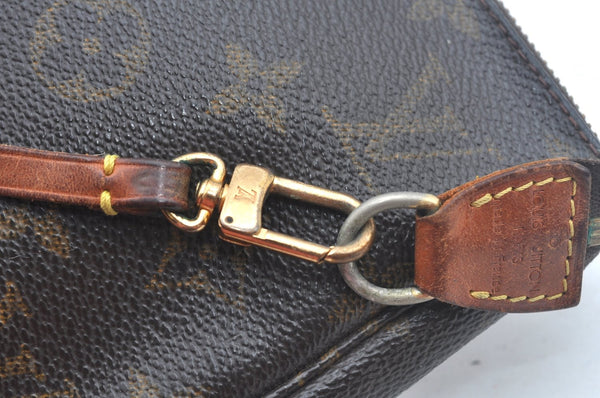Authentic Louis Vuitton Monogram Pochette Accessoires Pouch M51980 Junk 9119I