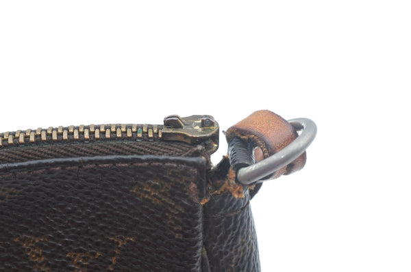 Authentic Louis Vuitton Monogram Pochette Accessoires Pouch M51980 Junk 9119I