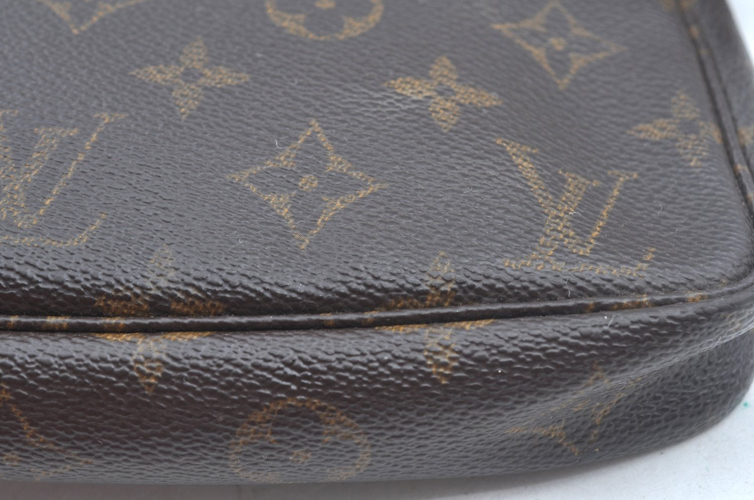 Authentic Louis Vuitton Monogram Pochette Accessoires Pouch M51980 Junk 9119I