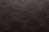 Authentic CELINE Macadam Blason Pattern Clutch Hand Bag PVC Leather Brown 9119J