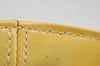 Authentic Louis Vuitton Vernis Houston Shoulder Hand Bag Yellow M91053 LV 9120I