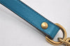 Authentic GUCCI GG Marmont Chain Shoulder Cross Bag Velour 443497 Blue 9121I