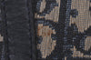 Authentic Christian Dior Trotter Hand Boston Bag Canvas Leather Blue 9122I