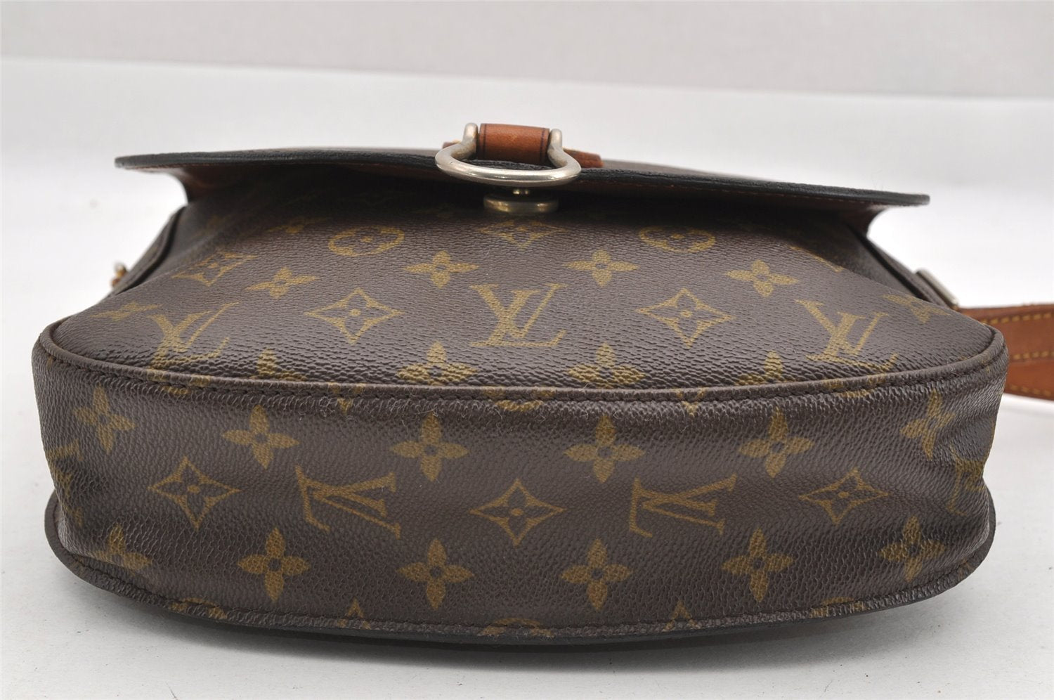 Auth Louis Vuitton Monogram Saint Cloud GM Shoulder Cross Bag Old Model LV 9123I