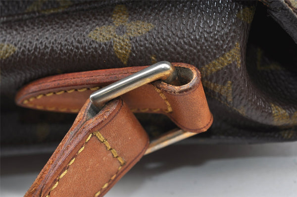 Auth Louis Vuitton Monogram Saint Cloud GM Shoulder Cross Bag Old Model LV 9123I