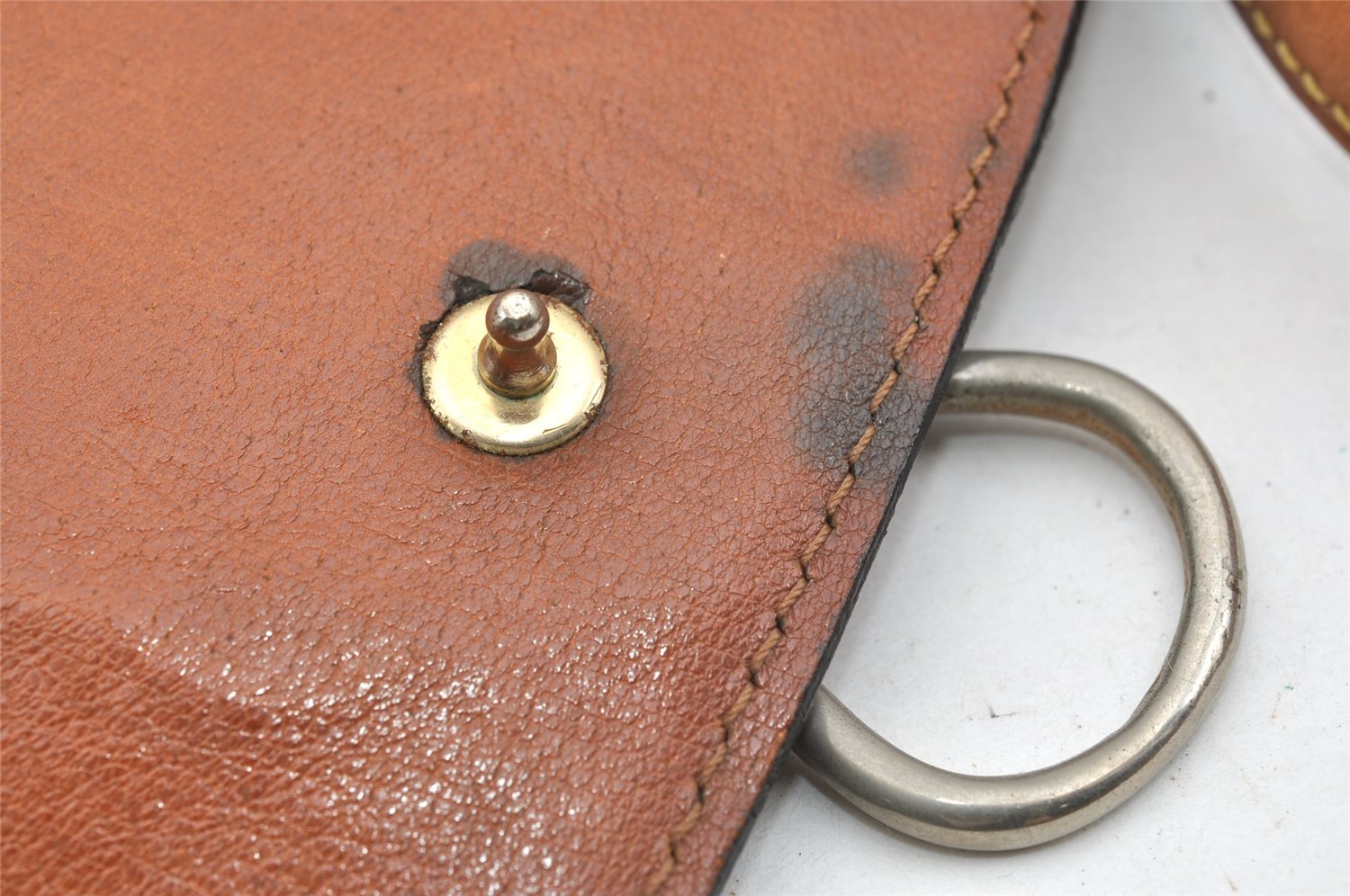 Auth Louis Vuitton Monogram Saint Cloud GM Shoulder Cross Bag Old Model LV 9123I