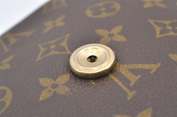 Auth Louis Vuitton Monogram Saint Cloud GM Shoulder Cross Bag Old Model LV 9123I