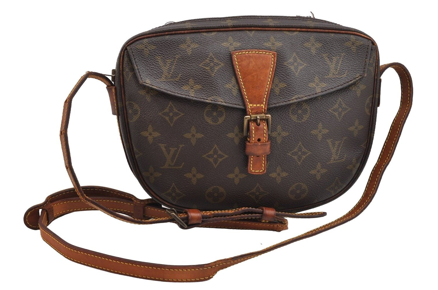 Authentic Louis Vuitton Monogram Jeune Fille MM M51226 Shoulder Bag Junk 9123J