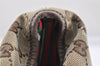 Authentic GUCCI New Britt Shoulder Tote Bag GG Canvas Leather 169945 Brown 9124I