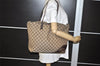 Authentic GUCCI New Britt Shoulder Tote Bag GG Canvas Leather 169945 Brown 9124I