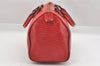 Authentic Louis Vuitton Epi Speedy 25 Hand Boston Bag Red M43017 Junk 9125I