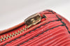 Authentic Louis Vuitton Epi Speedy 25 Hand Boston Bag Red M43017 Junk 9125I