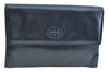Authentic GUCCI Vintage 2Way Shoulder Clutch Bag Purse Leather Navy Blue 9126I