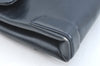 Authentic GUCCI Vintage 2Way Shoulder Clutch Bag Purse Leather Navy Blue 9126I