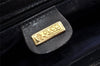 Authentic GUCCI Vintage 2Way Shoulder Clutch Bag Purse Leather Navy Blue 9126I