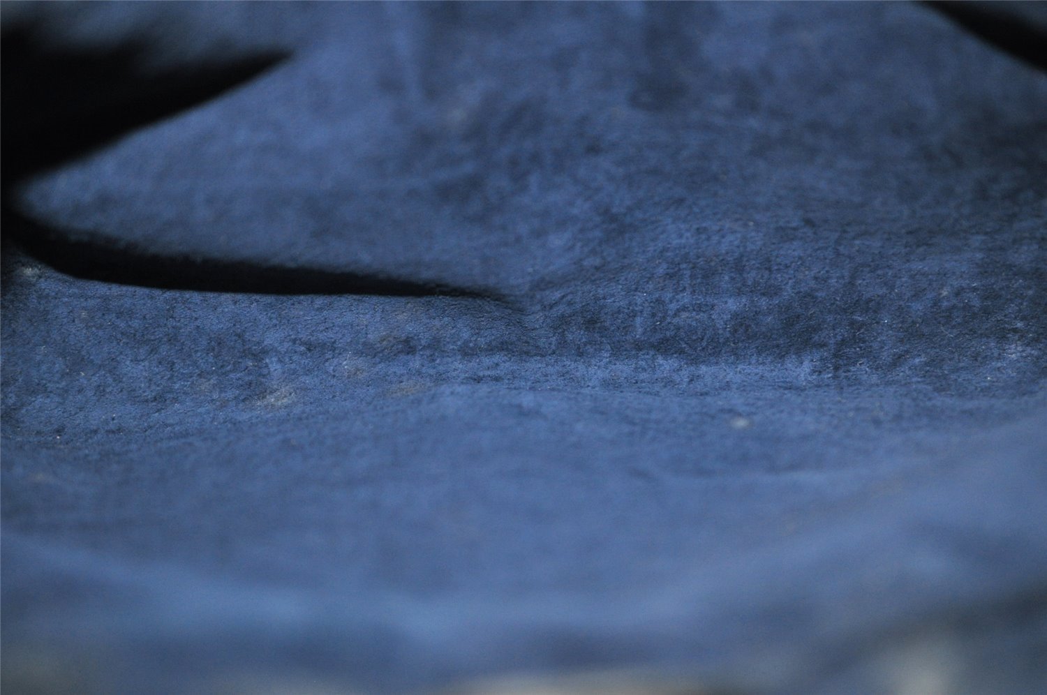 Authentic GUCCI Vintage 2Way Shoulder Clutch Bag Purse Leather Navy Blue 9126I