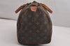 Authentic Louis Vuitton Monogram Speedy 30 Hand Boston Bag M41526 LV 9126J
