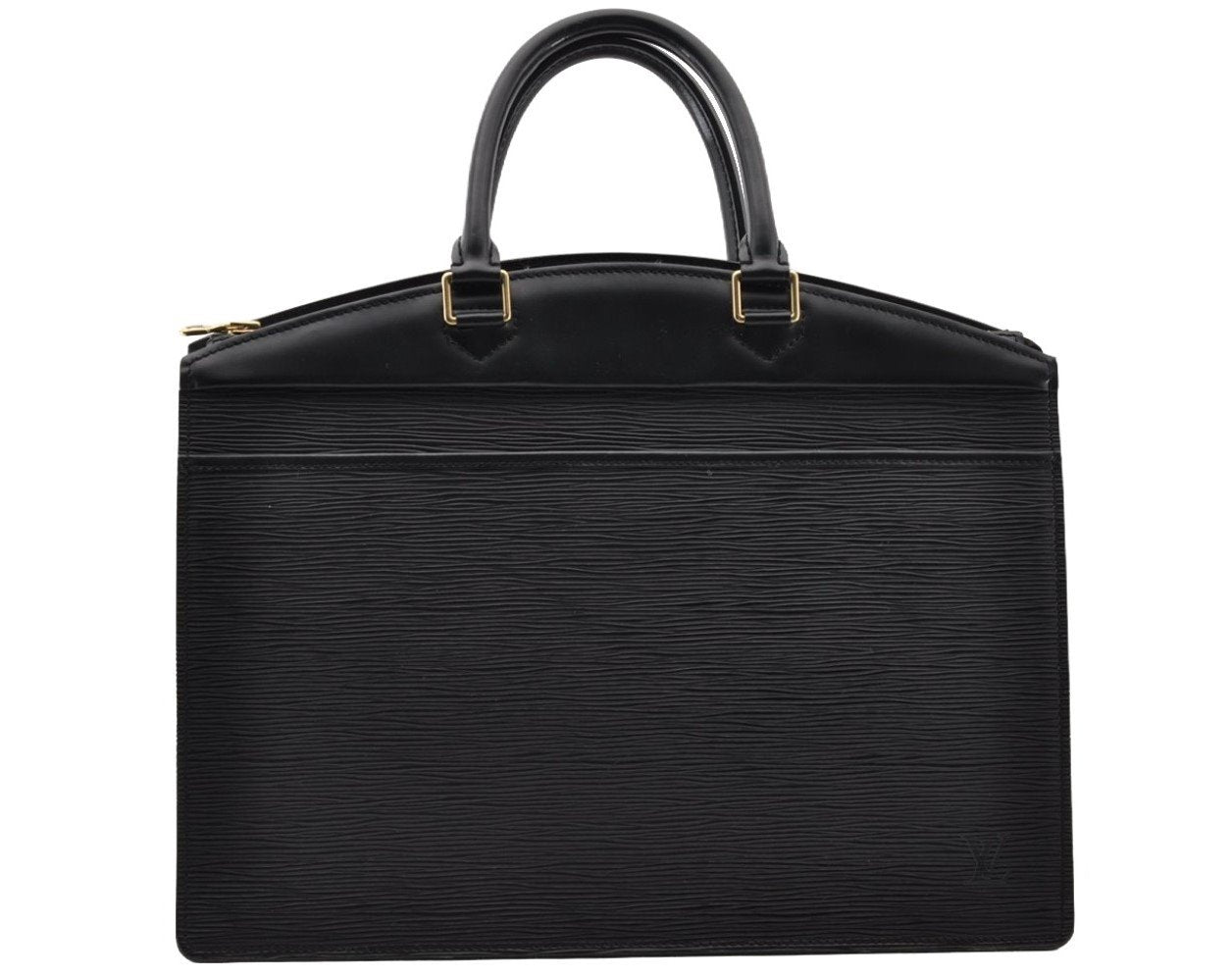 Authentic Louis Vuitton Epi Riviera Hand Bag Black M48182 LV 9129I