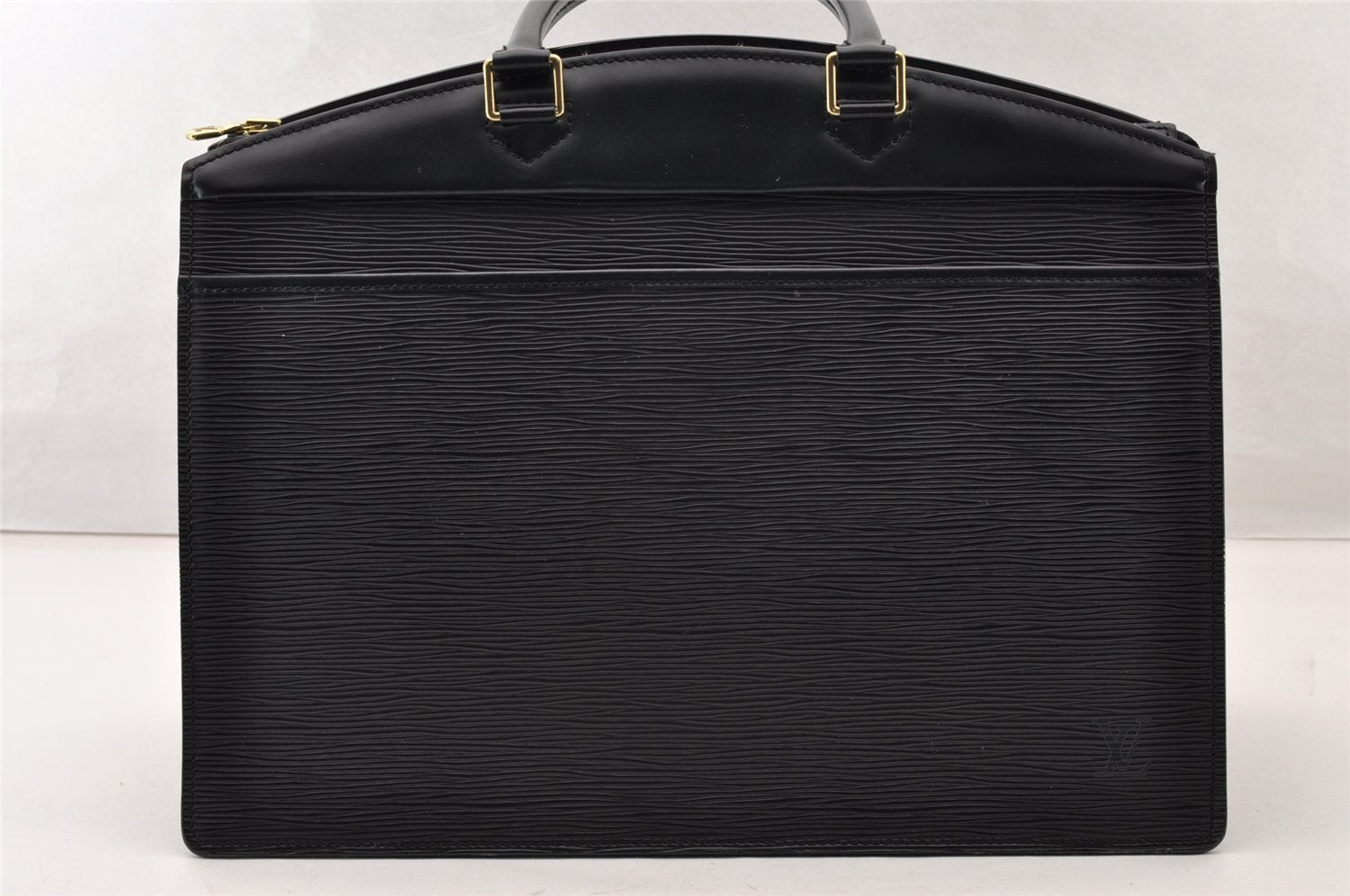 Authentic Louis Vuitton Epi Riviera Hand Bag Black M48182 LV 9129I