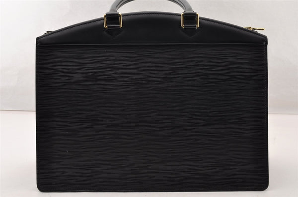 Authentic Louis Vuitton Epi Riviera Hand Bag Black M48182 LV 9129I