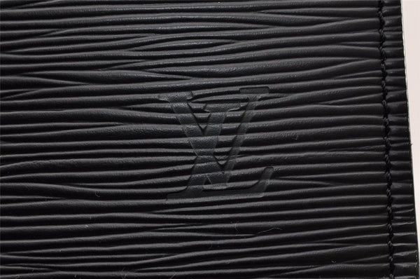 Authentic Louis Vuitton Epi Riviera Hand Bag Black M48182 LV 9129I