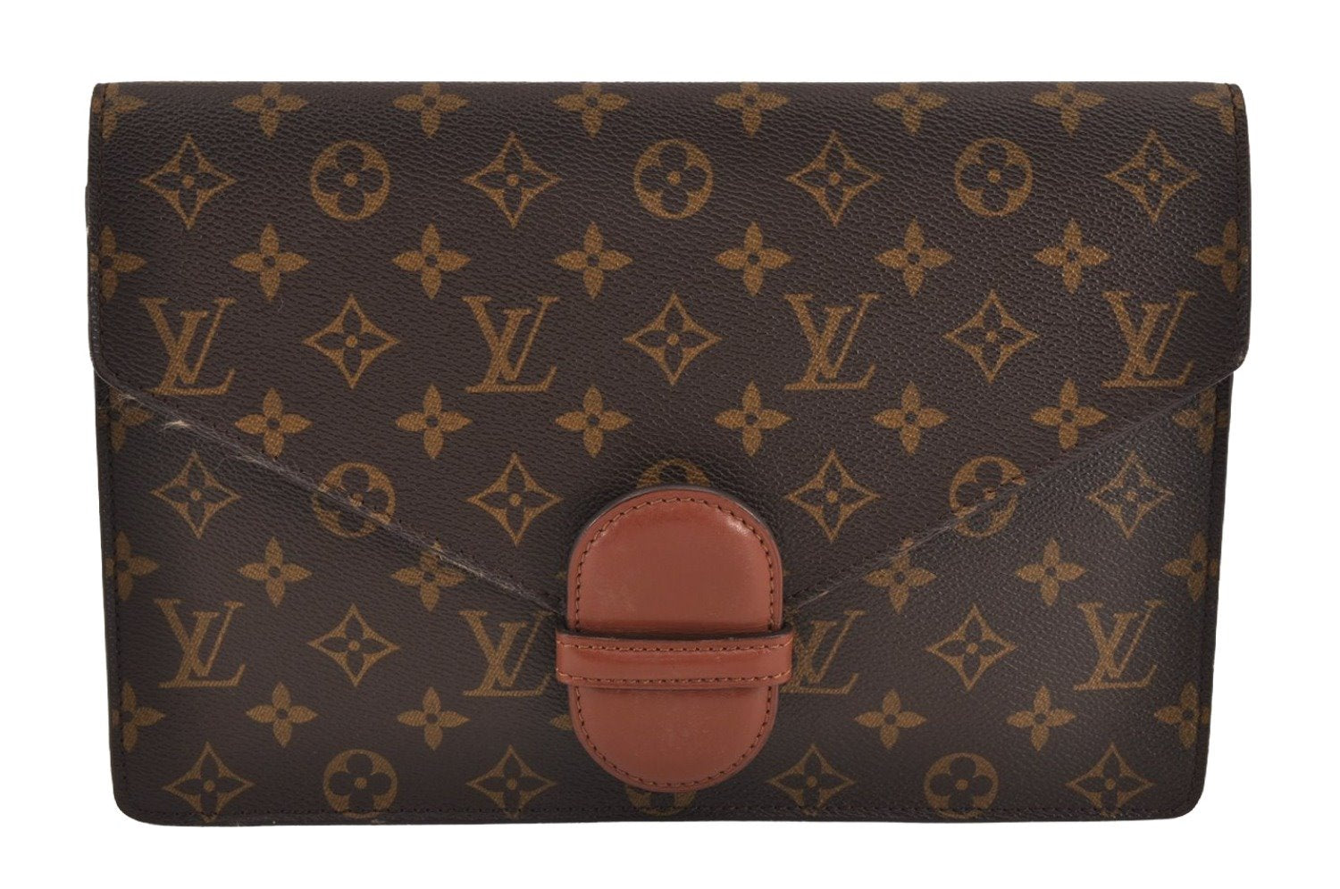 Authentic Louis Vuitton Monogram Ranelagh Clutch Hand Bag M51782 LV 9130J