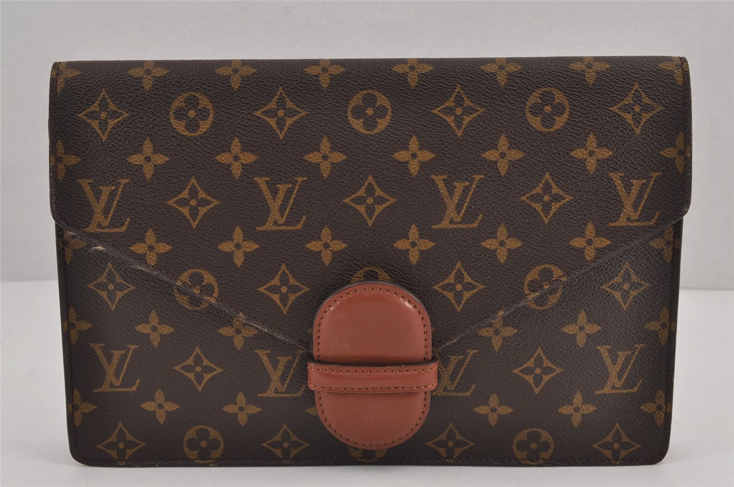 Authentic Louis Vuitton Monogram Ranelagh Clutch Hand Bag M51782 LV 9130J