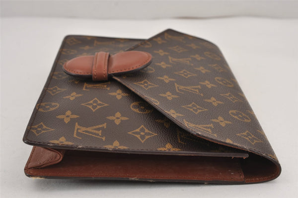 Authentic Louis Vuitton Monogram Ranelagh Clutch Hand Bag M51782 LV 9130J