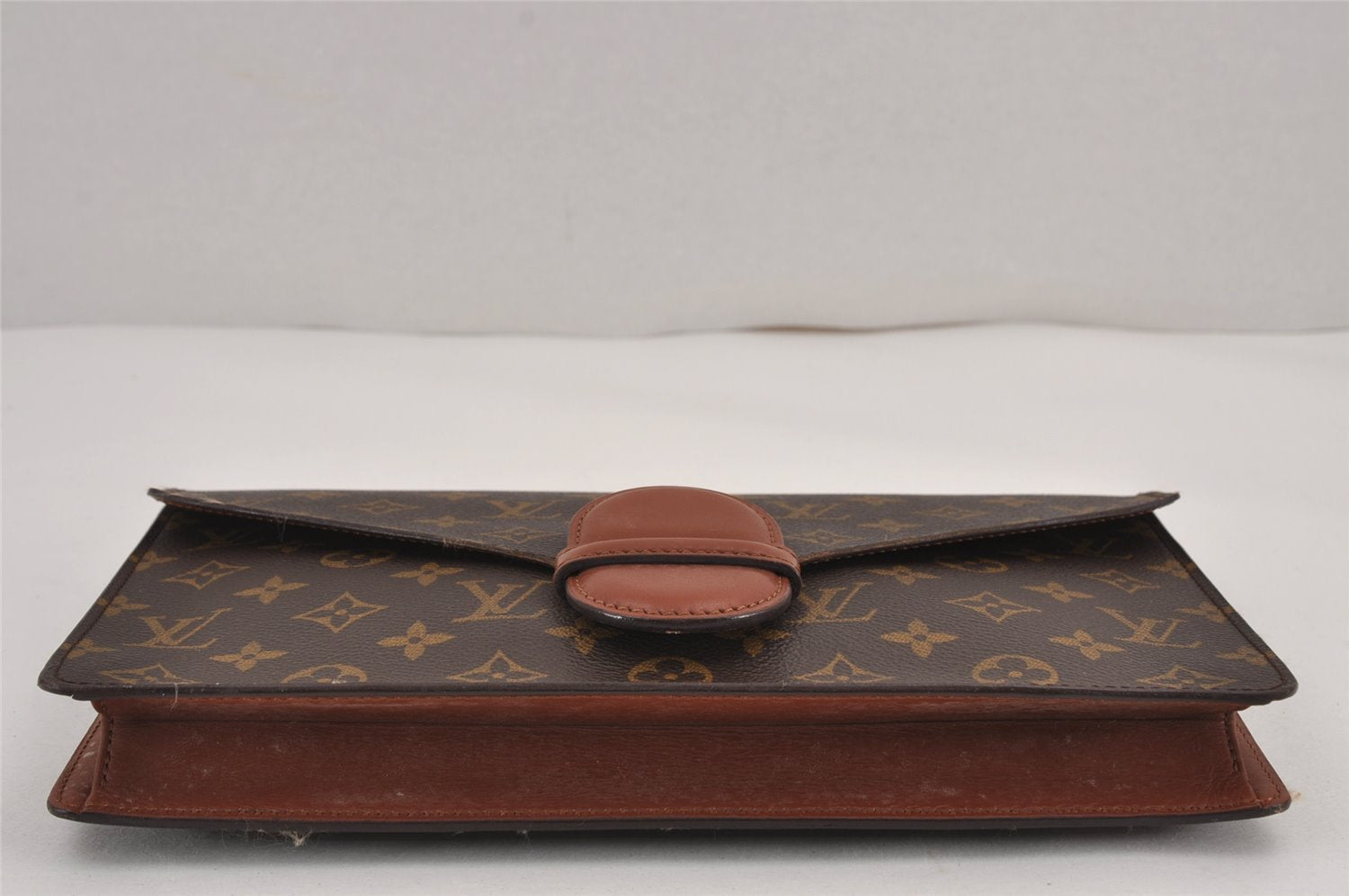 Authentic Louis Vuitton Monogram Ranelagh Clutch Hand Bag M51782 LV 9130J