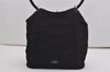 Authentic GUCCI Shoulder Hand Bag Purse Nylon Leather 0013750 Black 9131I