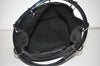 Authentic GUCCI Shoulder Hand Bag Purse Nylon Leather 0013750 Black 9131I