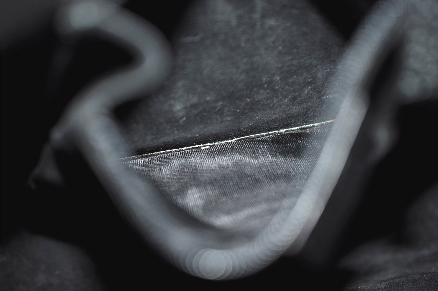 Authentic GUCCI Shoulder Hand Bag Purse Nylon Leather 0013750 Black 9131I