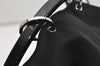 Authentic GUCCI Shoulder Hand Bag Purse Nylon Leather 0013750 Black 9131I