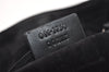 Authentic GUCCI Shoulder Hand Bag Purse Nylon Leather 0013750 Black 9131I