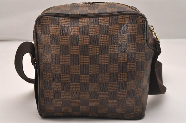 Authentic Louis Vuitton Damier Olav PM Shoulder Cross Body Bag N41442 LV 9131J