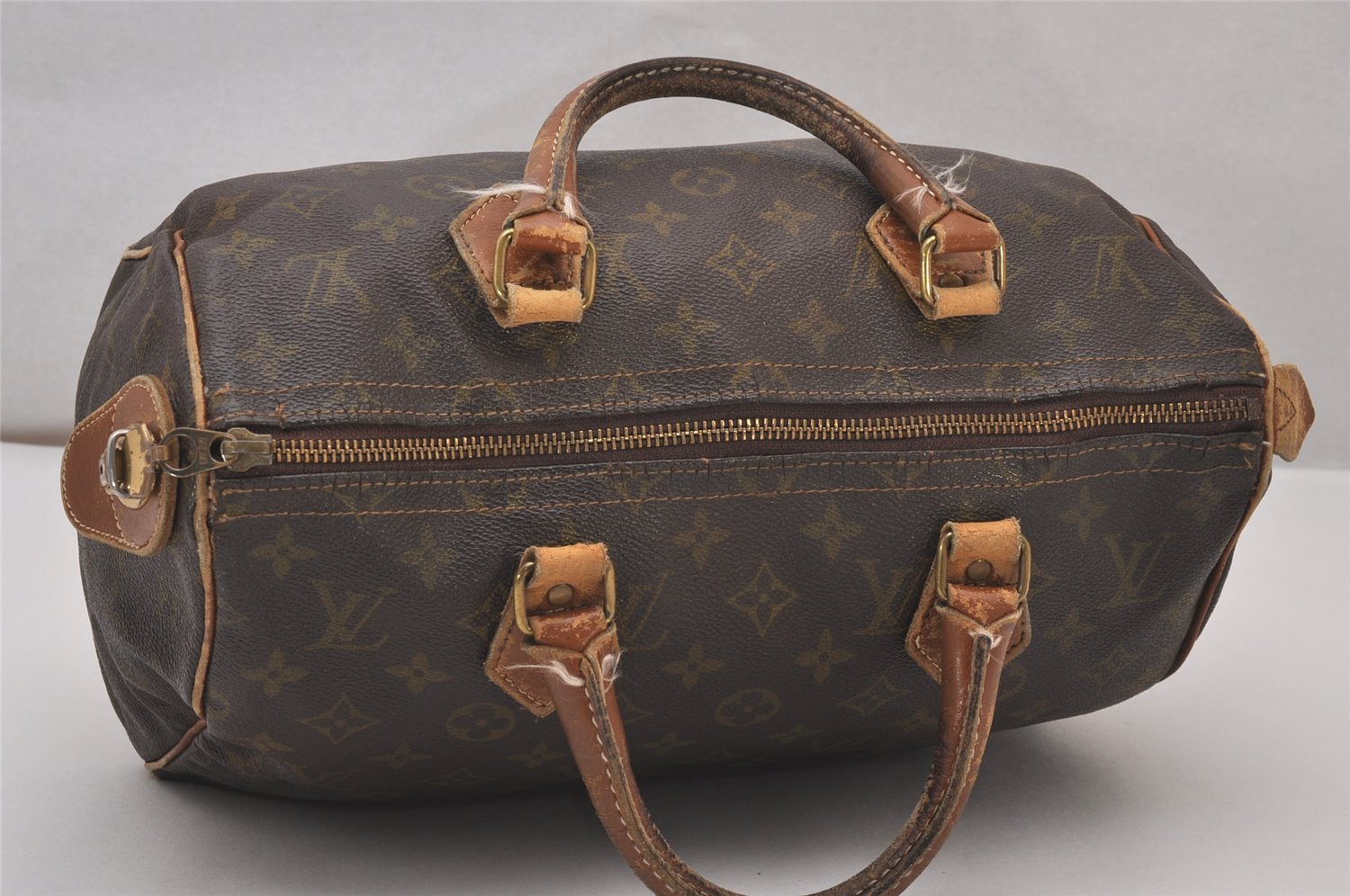 Authentic Louis Vuitton Monogram Speedy 30 USA Model Hand Boston Bag LV 9132I