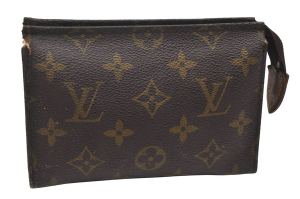 Auth Louis Vuitton Monogram Poche Toilette 15 M47546 Cosmetics Pouch Junk 9132J