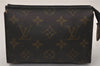 Auth Louis Vuitton Monogram Poche Toilette 15 M47546 Cosmetics Pouch Junk 9132J