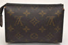Auth Louis Vuitton Monogram Poche Toilette 15 M47546 Cosmetics Pouch Junk 9132J