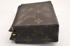 Auth Louis Vuitton Monogram Poche Toilette 15 M47546 Cosmetics Pouch Junk 9132J