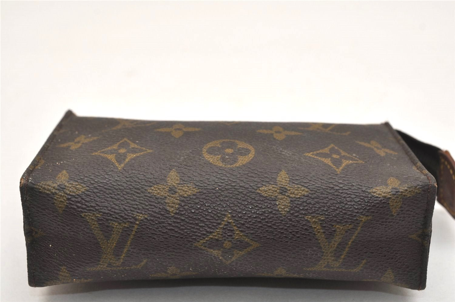 Auth Louis Vuitton Monogram Poche Toilette 15 M47546 Cosmetics Pouch Junk 9132J