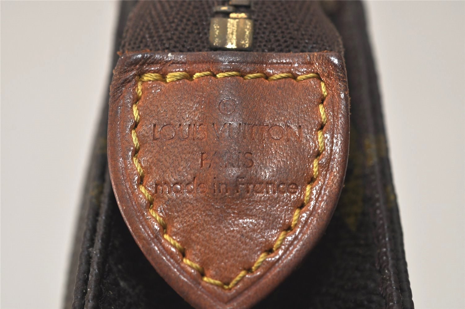 Auth Louis Vuitton Monogram Poche Toilette 15 M47546 Cosmetics Pouch Junk 9132J