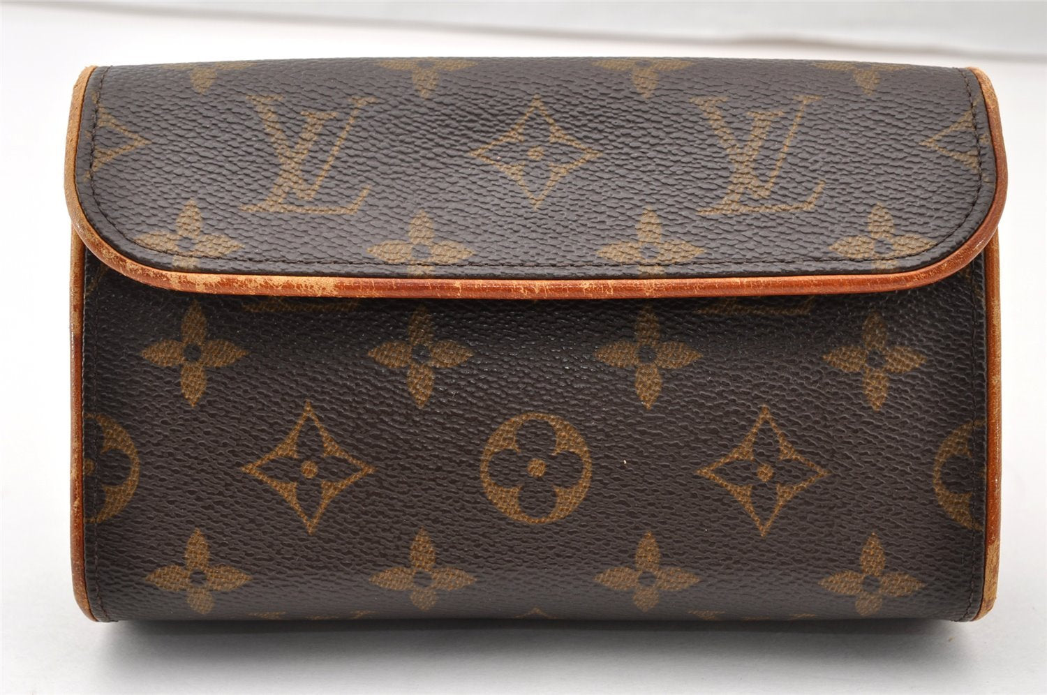 Auth Louis Vuitton Monogram Pochette Florentine Pouch Waist Bag M51855 LV 9133I