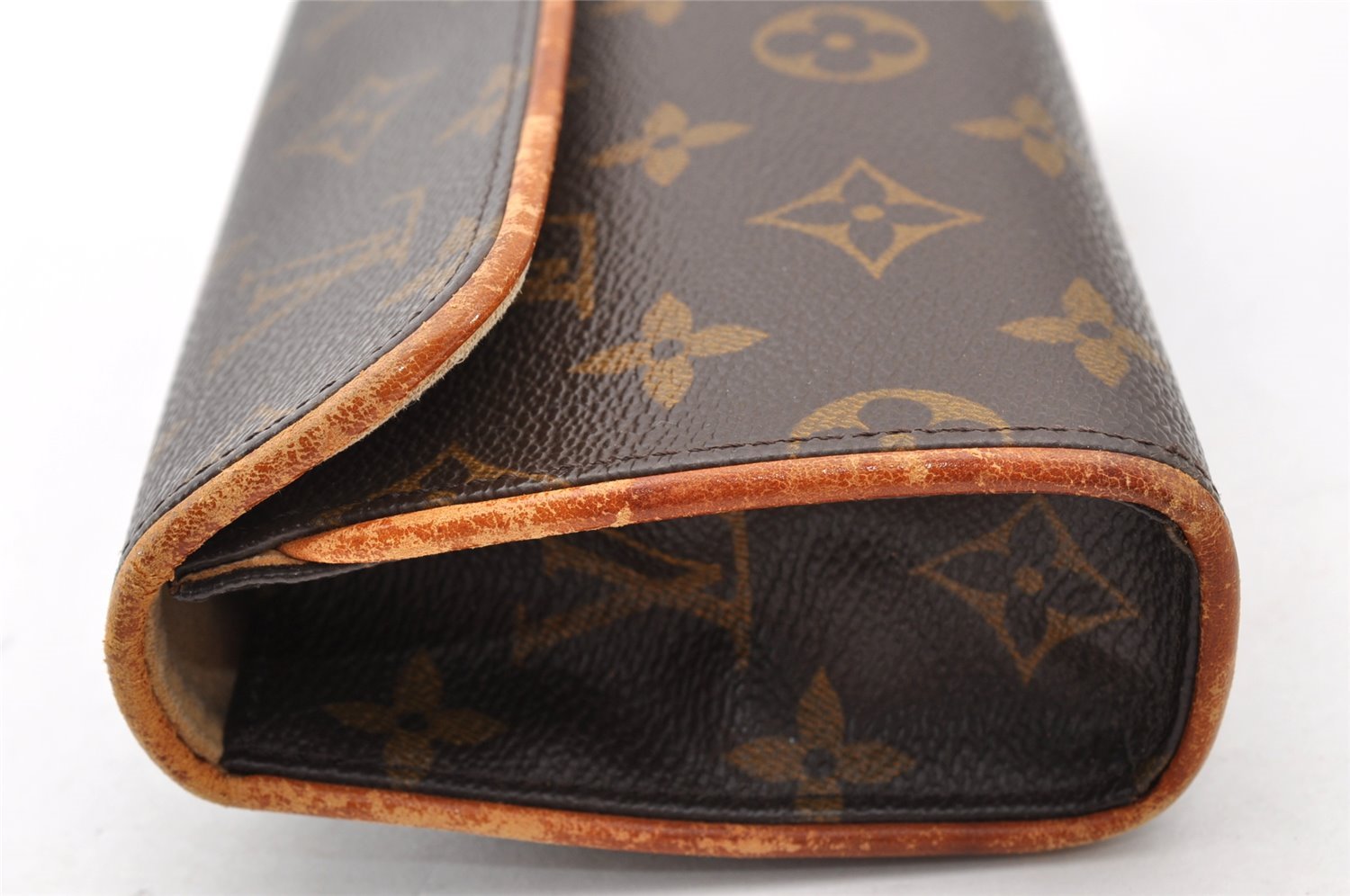 Auth Louis Vuitton Monogram Pochette Florentine Pouch Waist Bag M51855 LV 9133I