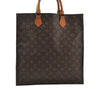 Authentic Louis Vuitton Monogram Sac Plat Hand Tote Bag M51140 LV 9133J