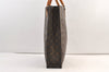 Authentic Louis Vuitton Monogram Sac Plat Hand Tote Bag M51140 LV 9133J