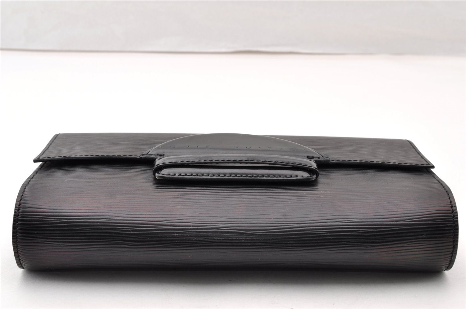 Authentic Louis Vuitton Epi Chaillot Clutch Hand Bag Purse Black M52532 LV 9135I
