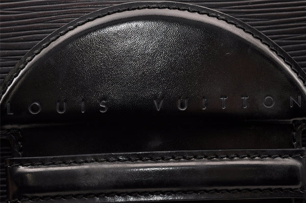 Authentic Louis Vuitton Epi Chaillot Clutch Hand Bag Purse Black M52532 LV 9135I